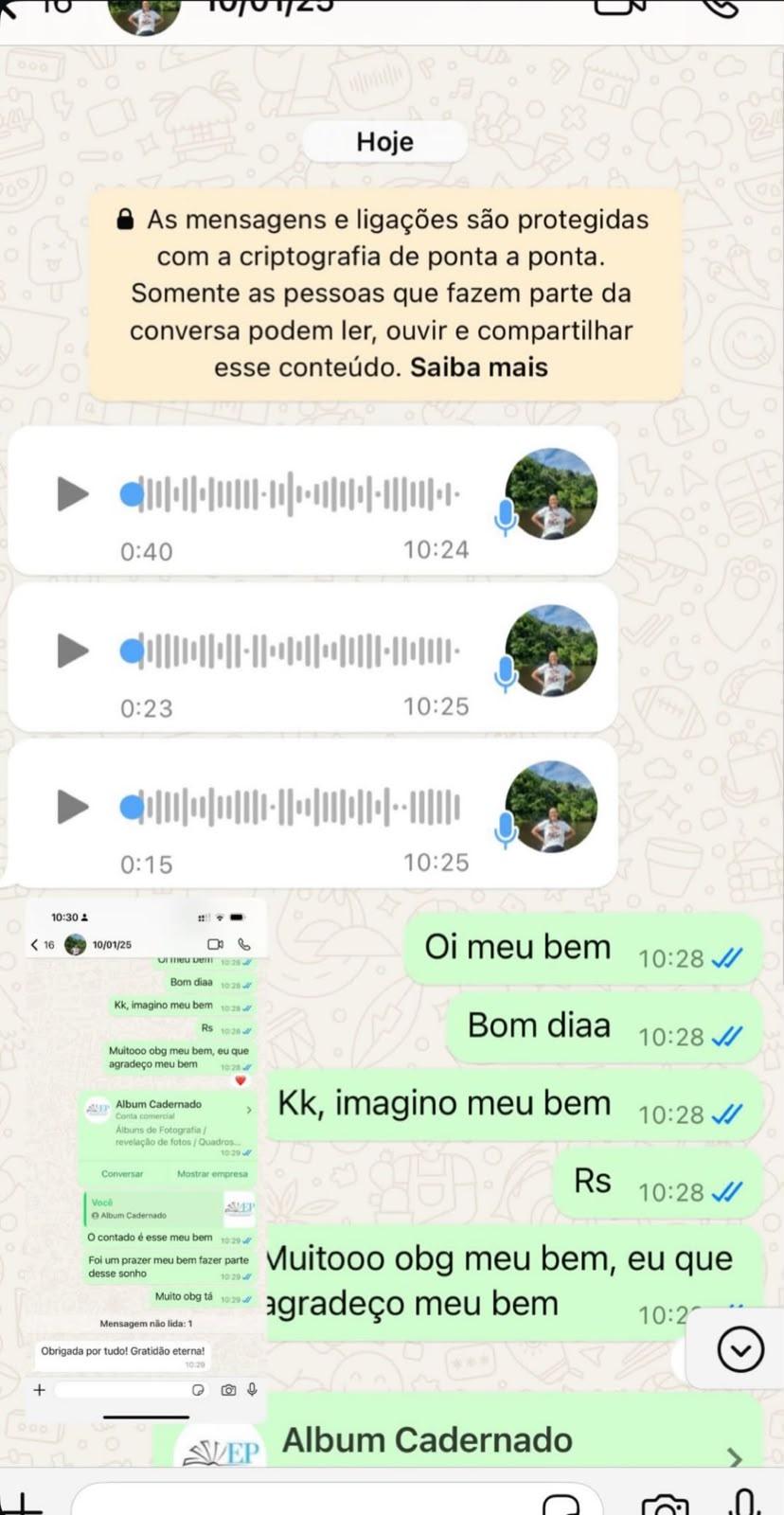 Depoimento de cliente da Rosa Buffet
