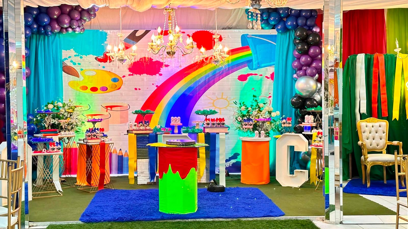 Festa de formatura realizada no salão da Rosa Buffet